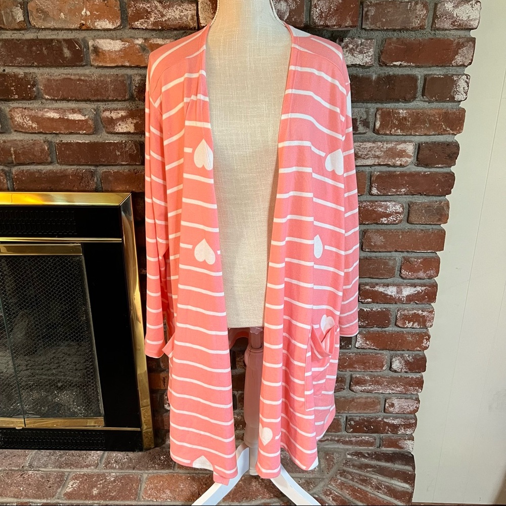 Peach Caroline Cardigan